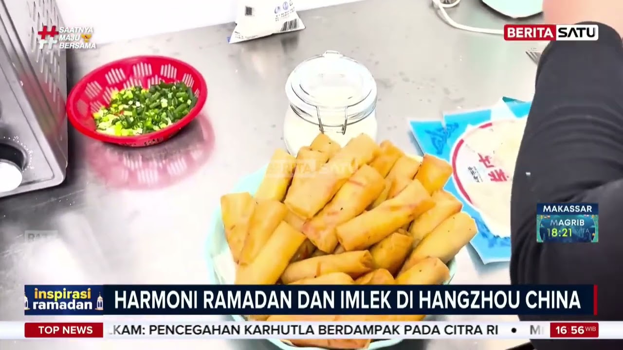 Suasana Ramadan Bersanding Lampion Imlek di Hangzhou Tiongkok #beritasatu