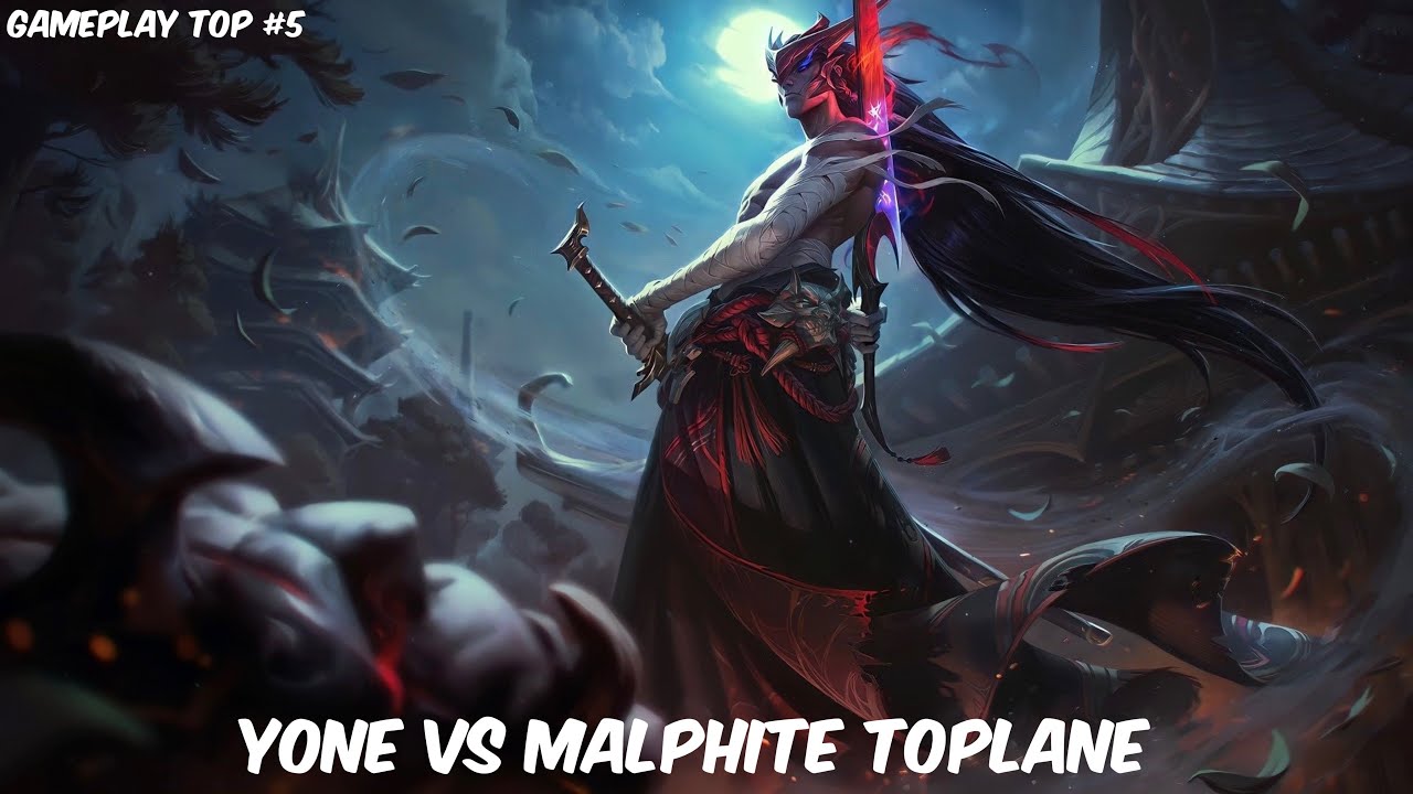 WILD RIFT | Yone vs Malphite gameplay (GAMEPLAY #5)