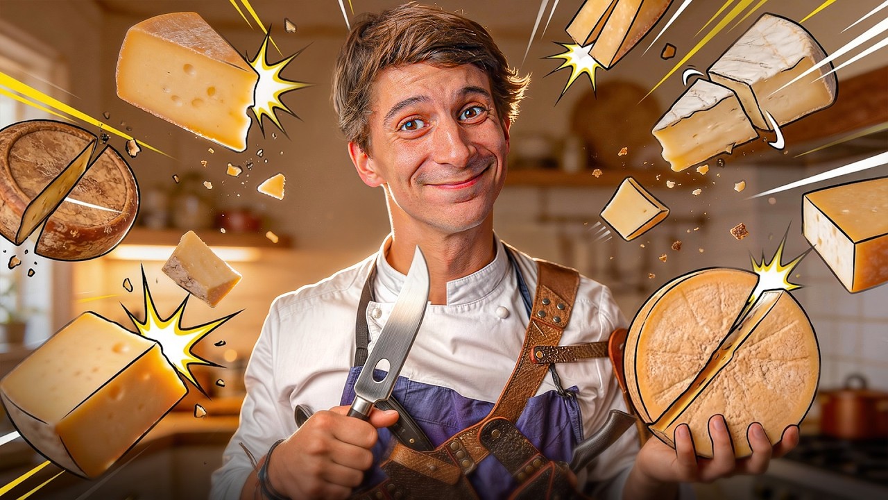 Tu NE SAIS PAS découper le fromage