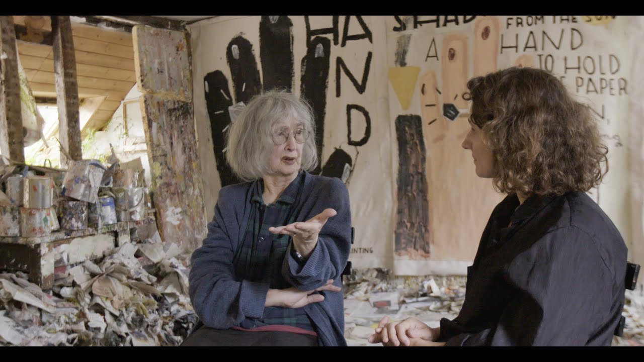 Rose Wylie interviewed by Tanja Boon, on her expo in S.M.A.K.