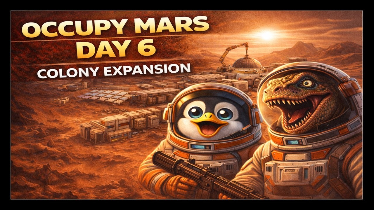 Occupy Mars Day 6 🚀 Colony Expansion & Survival (Co-op w/ Raptor)