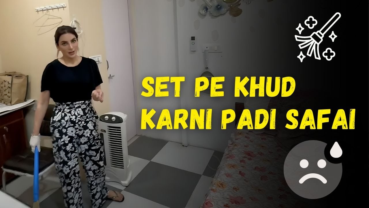 Set Pe Khud Karni Padi Safai | Badal Pe Paon Hai | Mansi Sharma Vlogs
