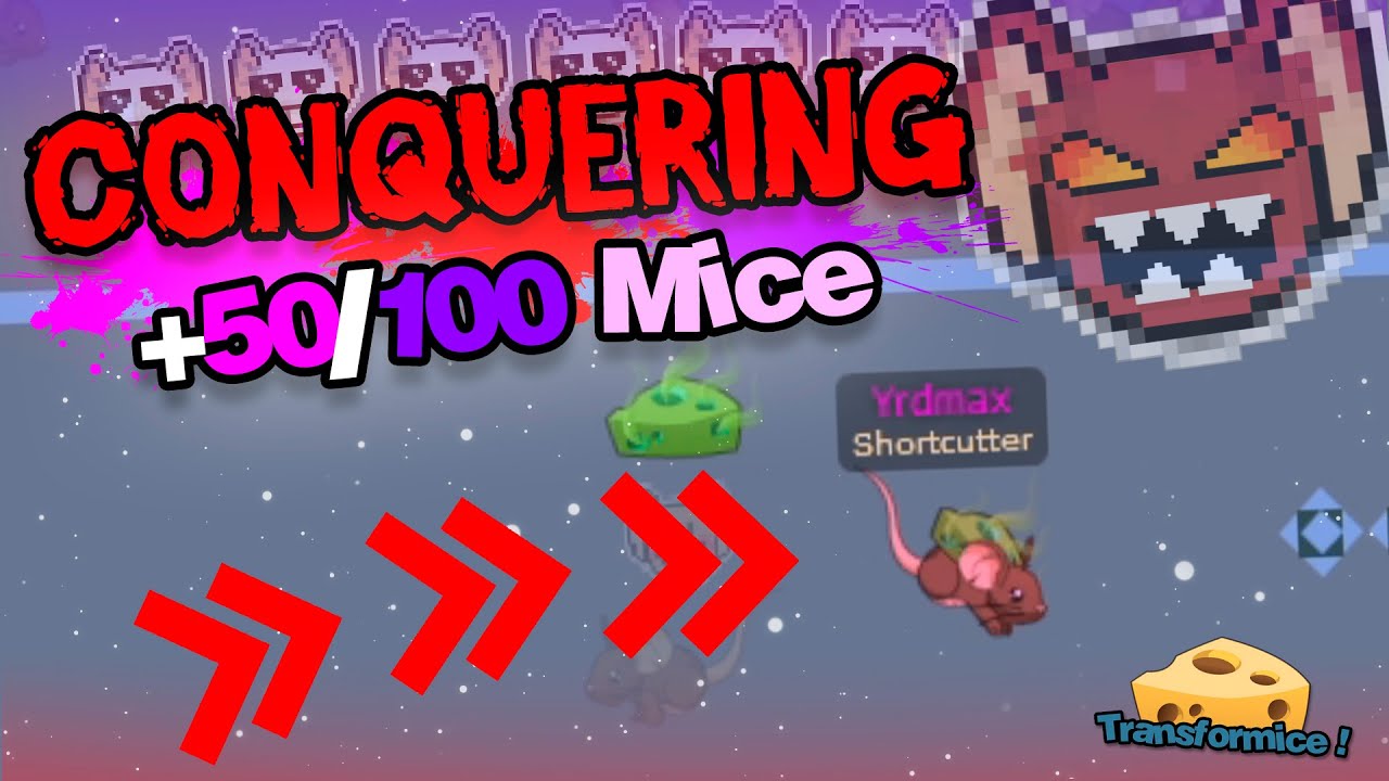 No Cheats, Just Skills: Conquering 50/100+ Rooms - Transformice