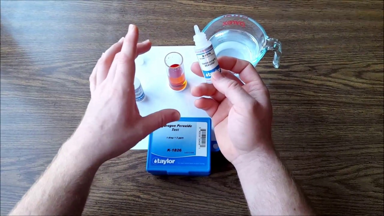 Accurate hydrogen peroxide levels in float tanks