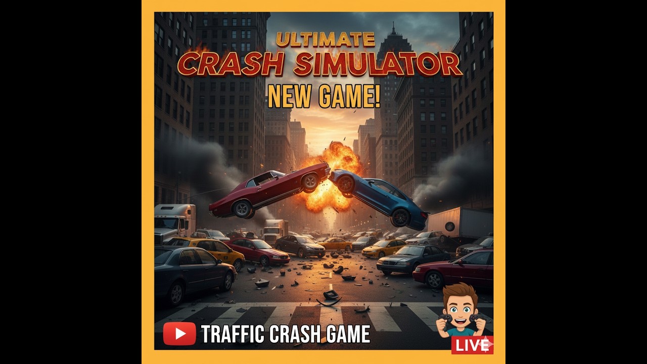 Realistic Car Crashes Test #1 - BeamNG Drive Simulation | BeamNG.Drive Gameplay