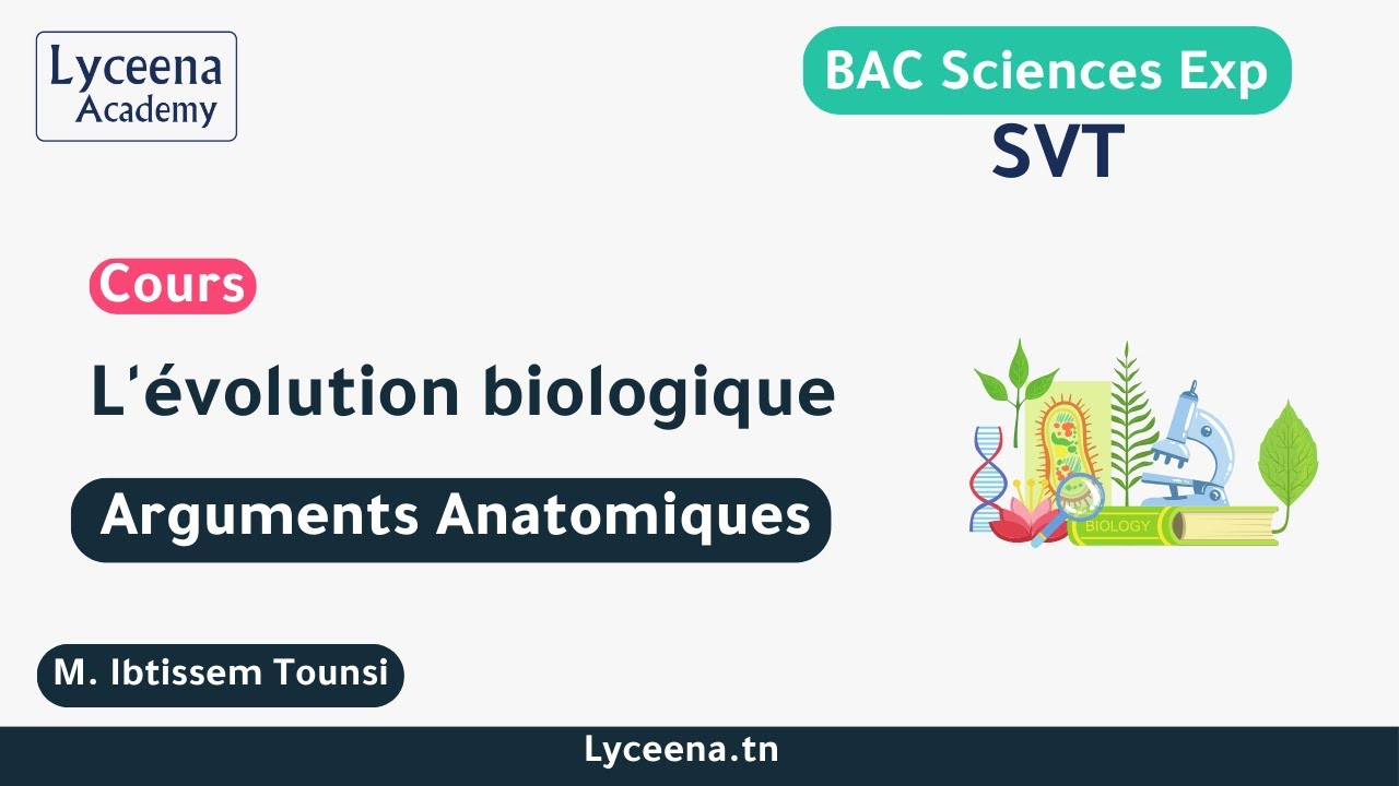 BAC | SVT | L'évolution Biologique | Arguments Anatomiques