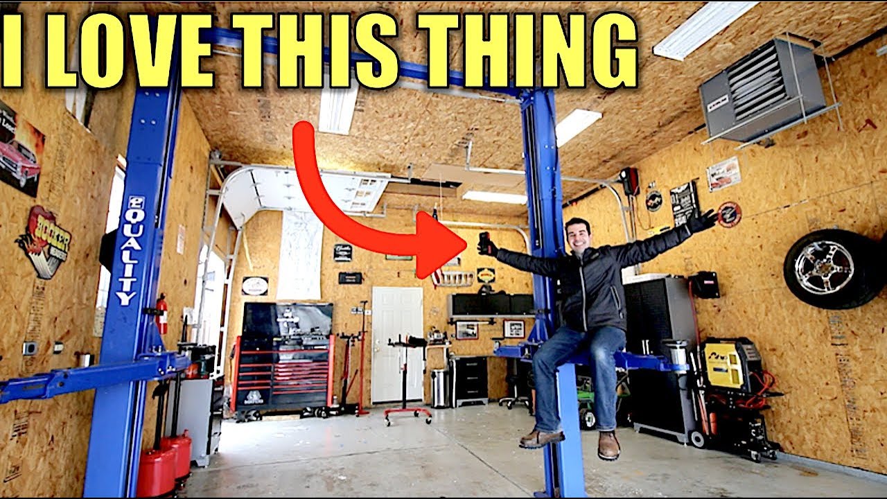 Here's How Much My Car Lift & Garage Cost + My Favorite Automotive Christmas Present.