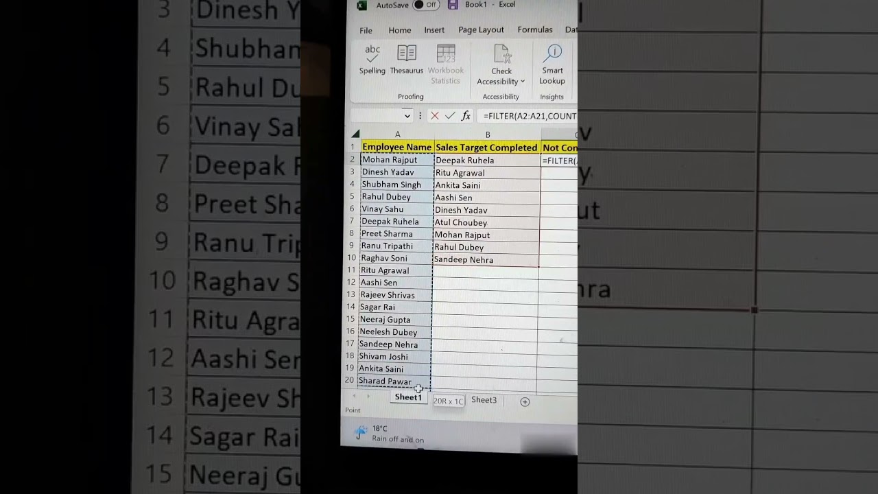 customized sales report in Excel. #excel #accounting #excelsolutions #texttool #salesreport #reals