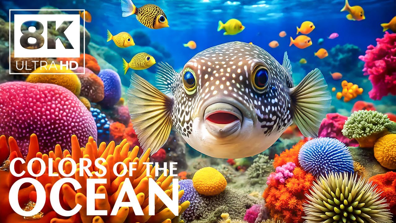 The Ocean Realm 8K (ULTRA HD) 🐠 Discover Peace Through the Wonders of Marine Life