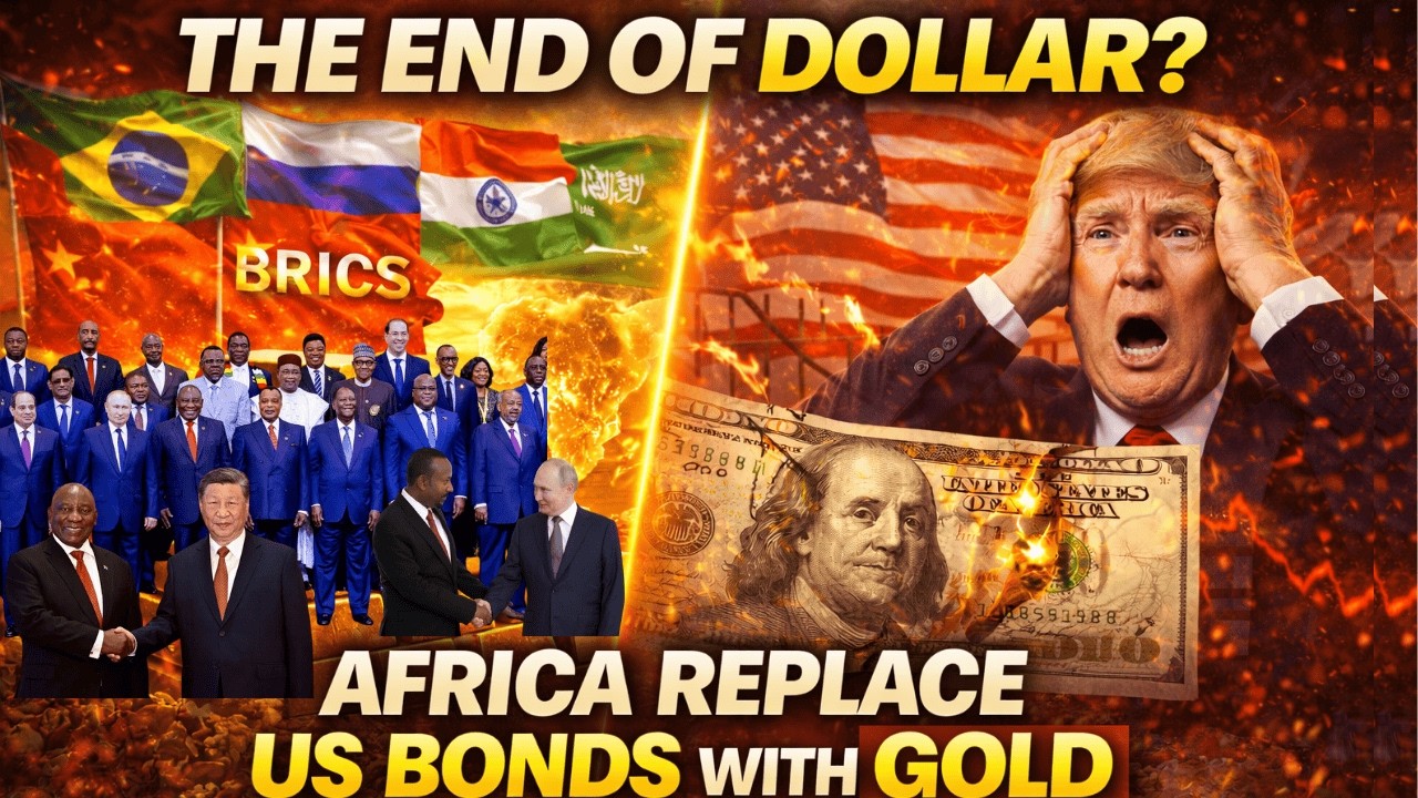 BRICS &AFRICA Shock Washington -U.S Bonds Replace With Gold