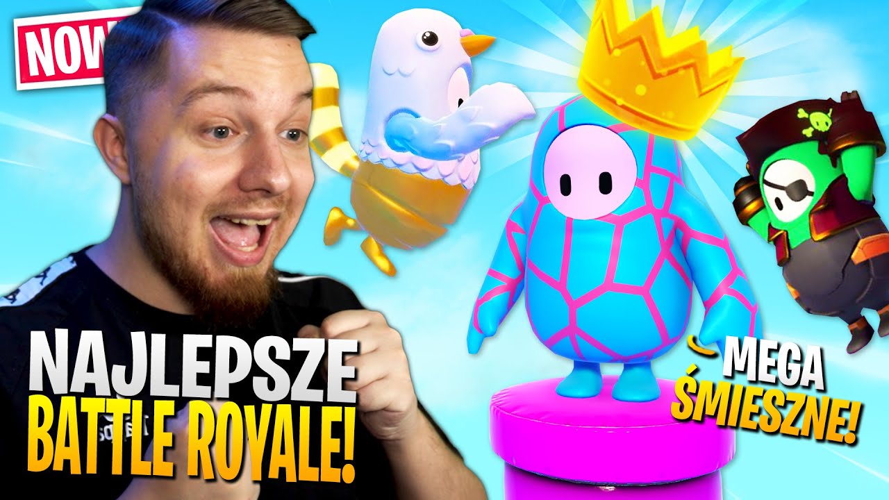 Nowe BATTLE ROYALE jest NIESAMOWITE - Fall Guys ... (super ZABAWA!)