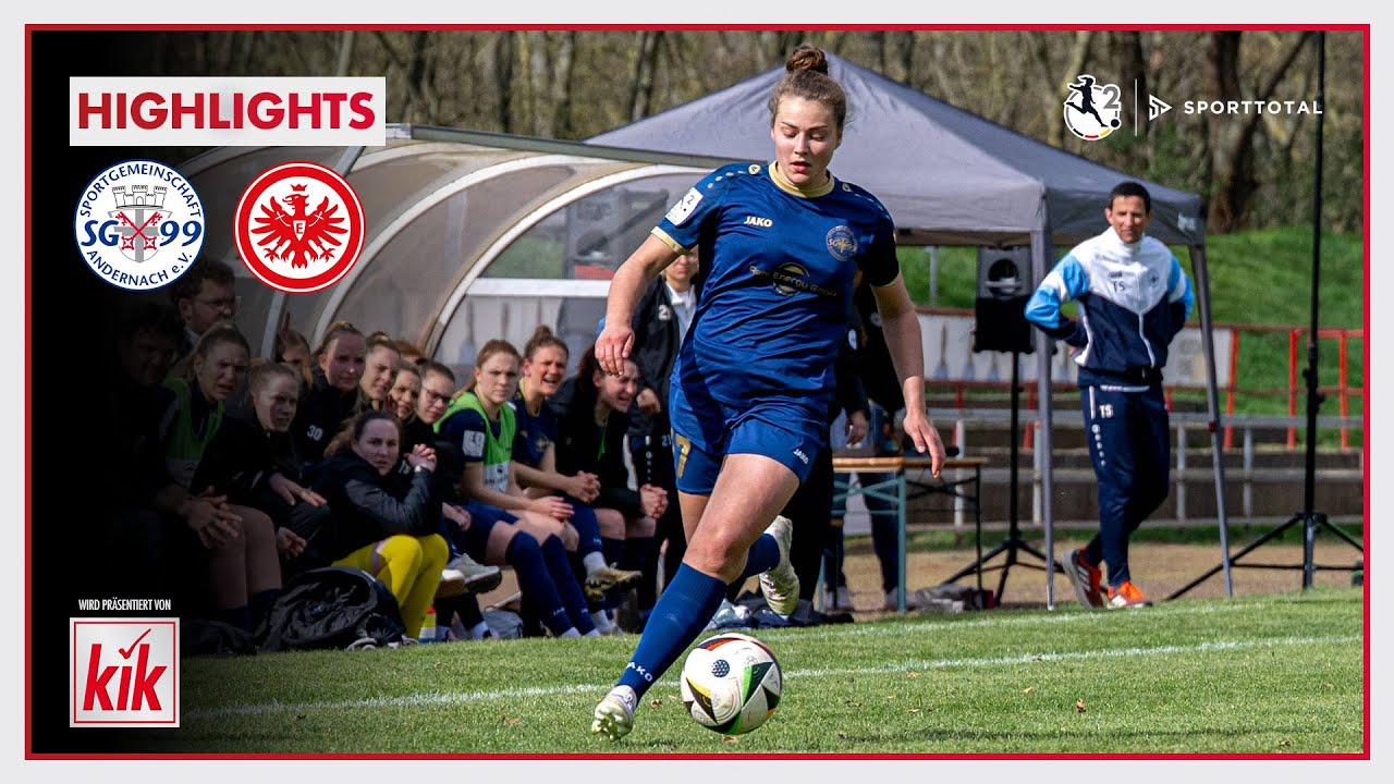 Bestätigt SG Andernach die starke Form? | SG 99 Andernach - Eintracht Frankfurt II | 2. FBL