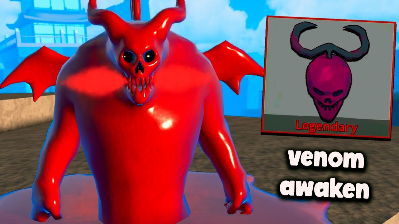 finalmente DESPERTEI a VENOM REVAMP no KING LEGACY e ELA É SINISTRA!!