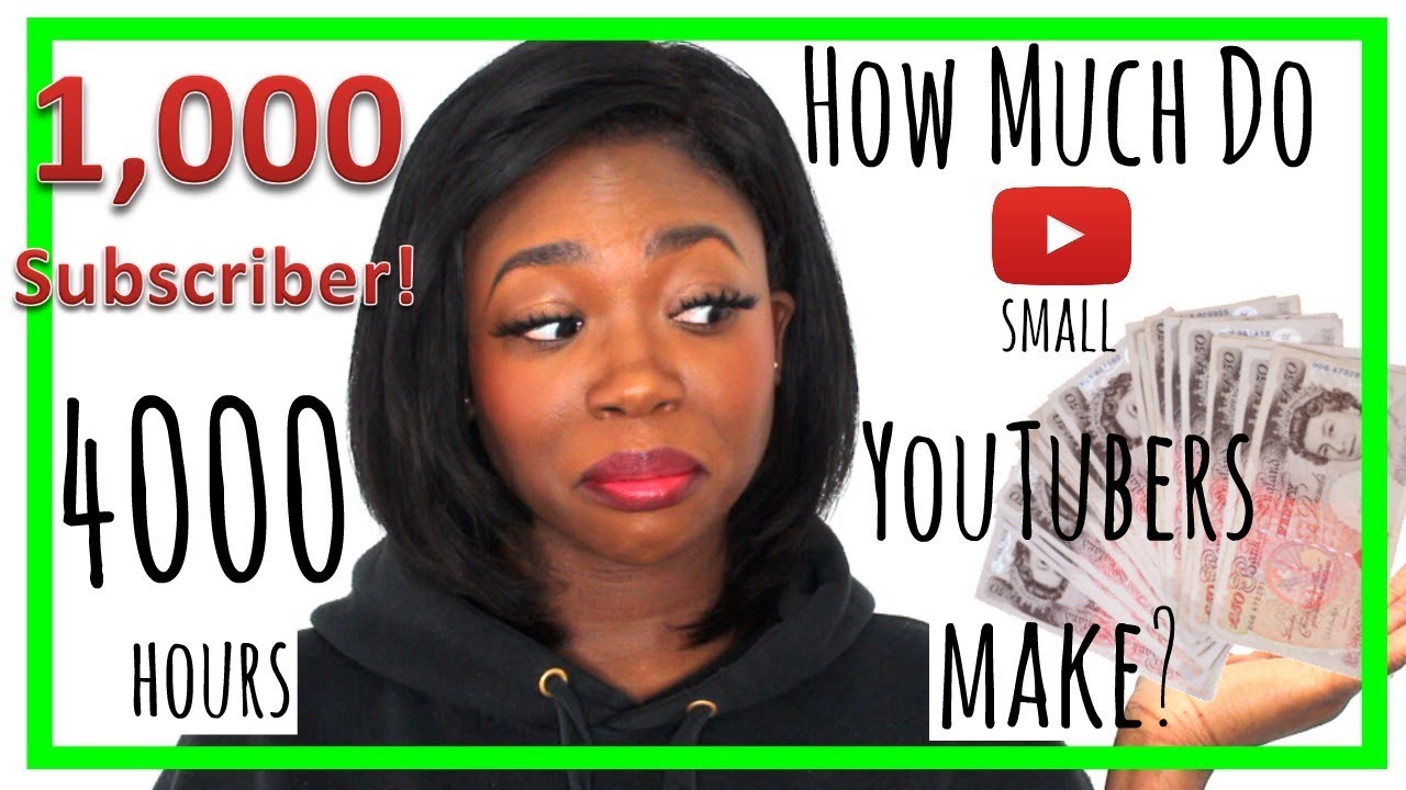 HOW MUCH DO SMALL YOUTUBERS MAKE ? | MY FIRST YOUTUBE PAYCHECK