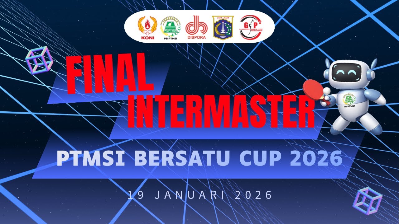 FINAL LUKI SIM VS AFFAN SUKUN TUNGGAL INTERMASTER KEJUARAAN TENIS MEJA PB PTMSI BERSATU CUP 2026