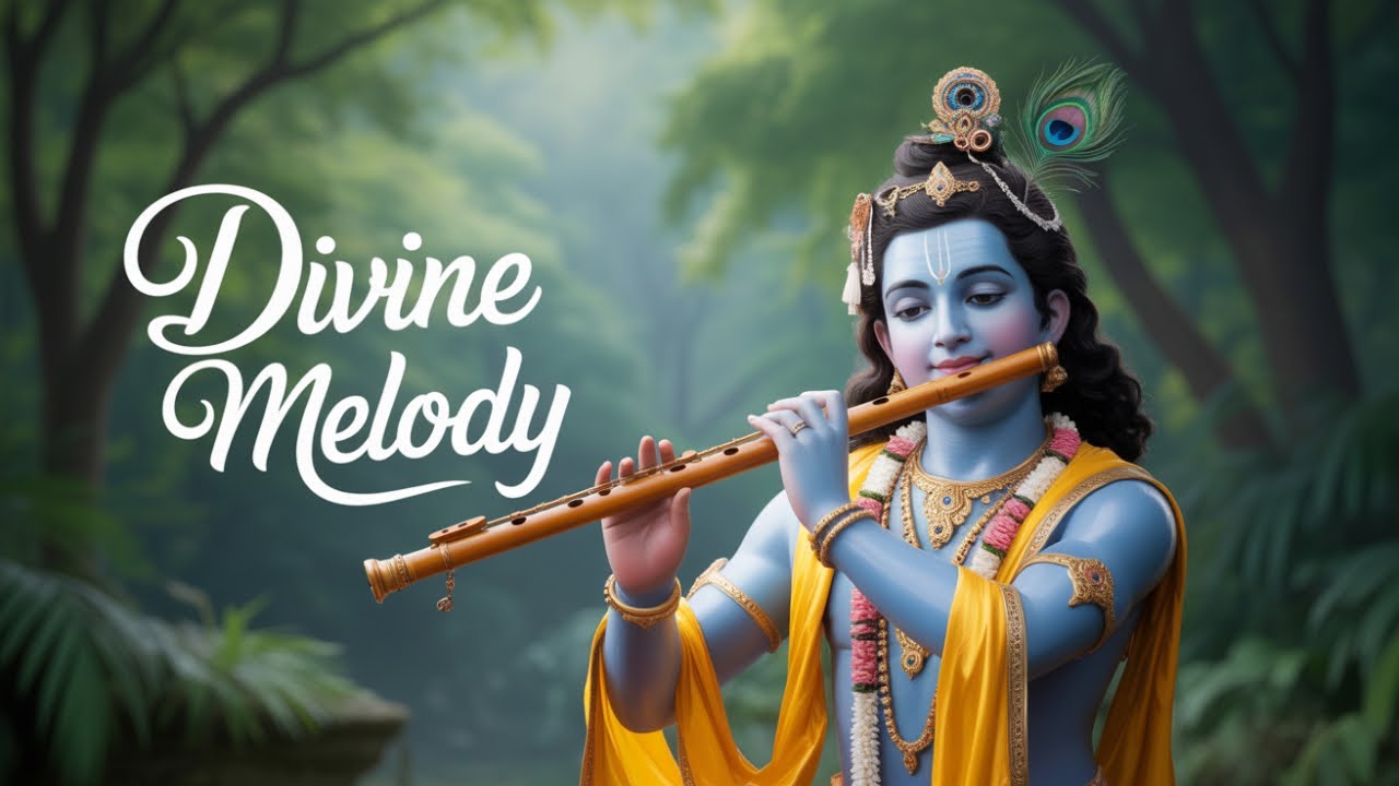 Soothing Krishna Flute Music | Bansuri for Meditation, Sleep, Peace & Study 🕉️💙 