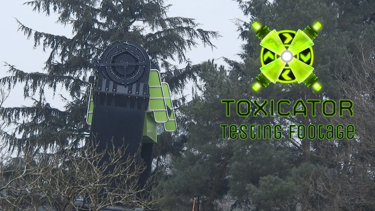 ALTON TOWERS NEW RIDE TESTING | Toxicator testing footage 19/02/2025