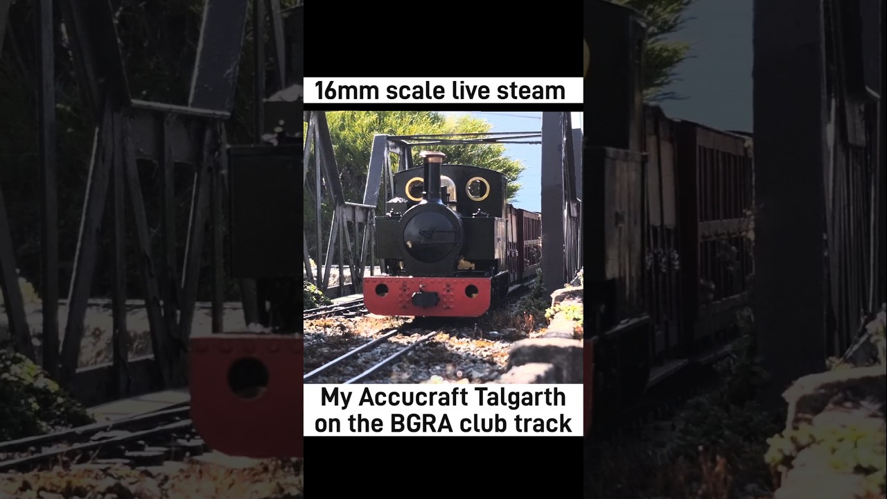 My Accucraft Talgarth Alfred the Great on the Butterley Garden Railway 