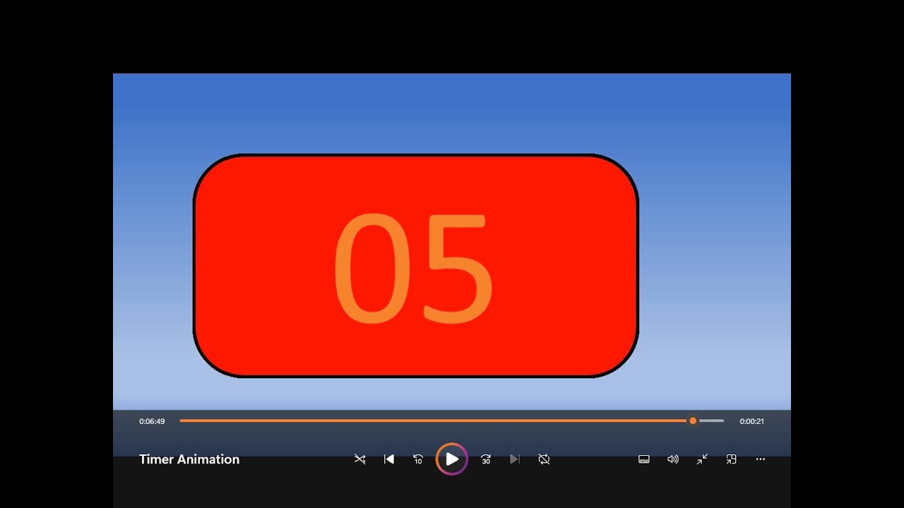 Timer Animation