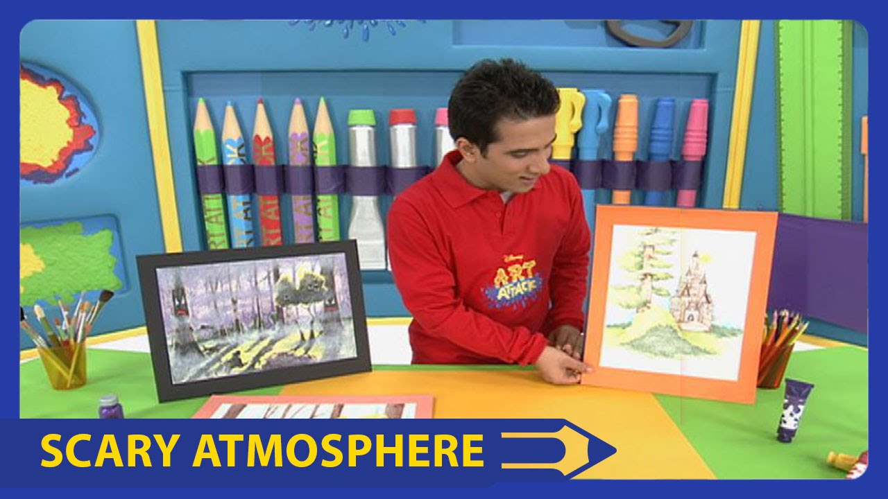 Art Attack | Scary Atmosphere | Disney India Official