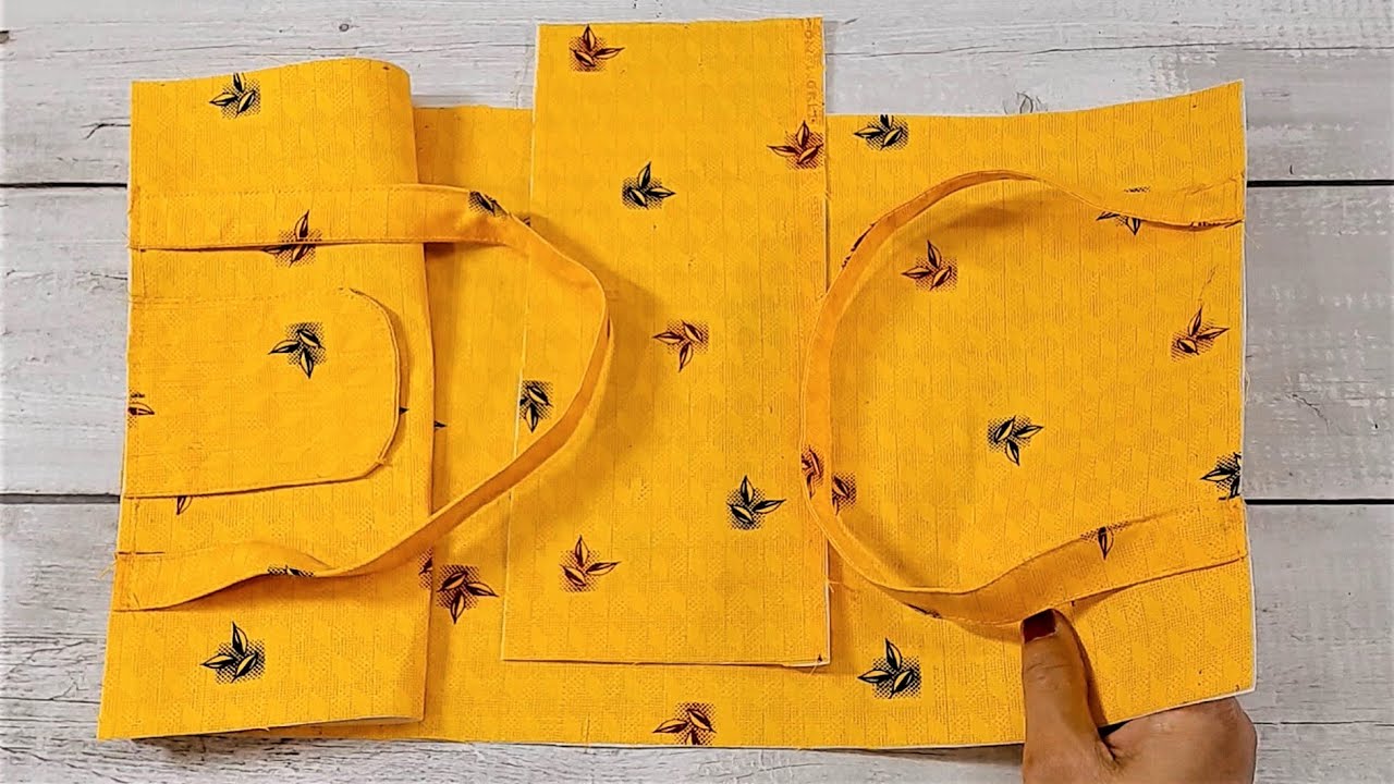 WOW !!! I Made This Big and Beautiful Bag With an Easy Trick