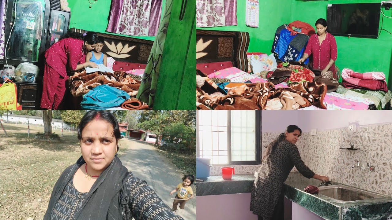 🌹नए🏡घर की कमरतोड़ सफाई✨चमका दिया घर का कोना कोना!💁full house deep cleaning routine🌹