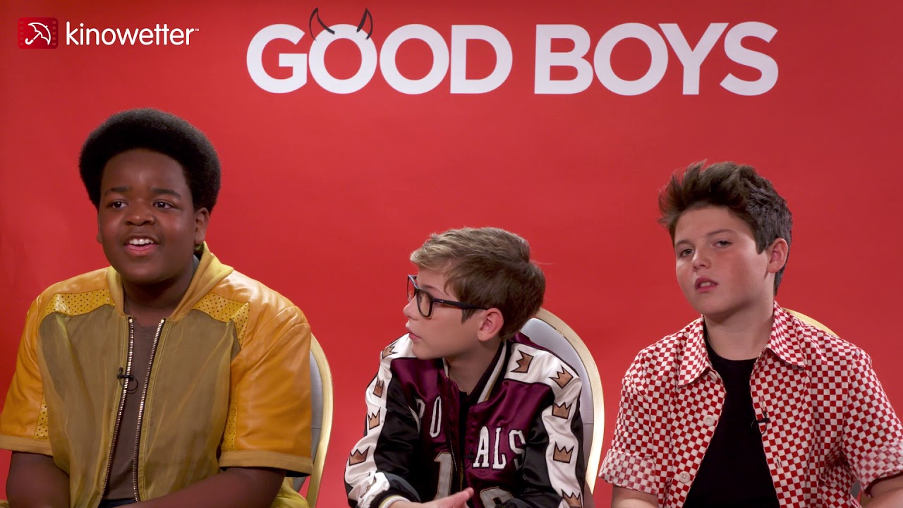 Interview Keith L. Williams, Jacob Tremblay & Brady Noon GOOD BOYS