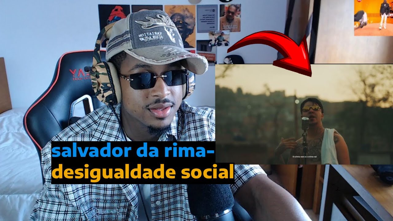 🇲🇿 GRINGO REAGE RAP VERDADEIRO🔥- Salvador da Rima - Desigualdade Social (LUDV1C/Murilo e Lt no Beat)