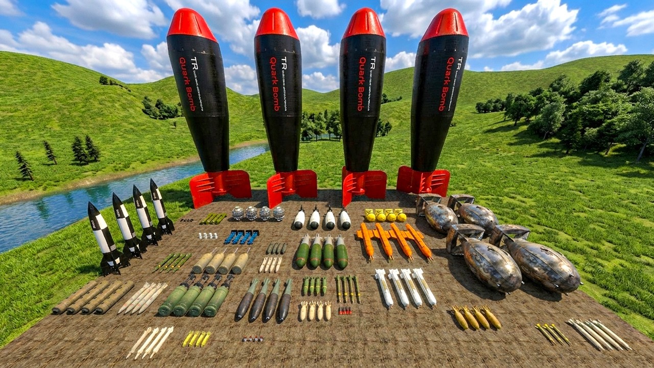 Testing 4X NUCLEAR BOMBS at the Same Time in GMod