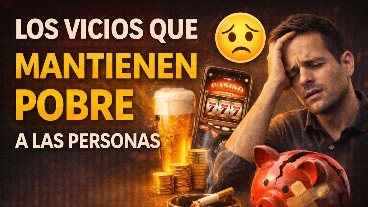 Los vicios que mantienen pobre a las personas. 