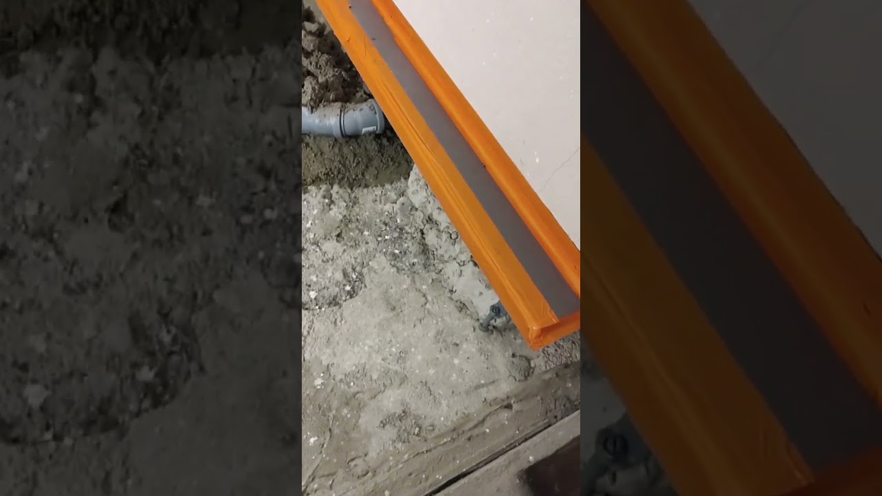 MONTAŻ ODPŁYWU LINIOWEGO PLUS SPADEK DO NIEGO