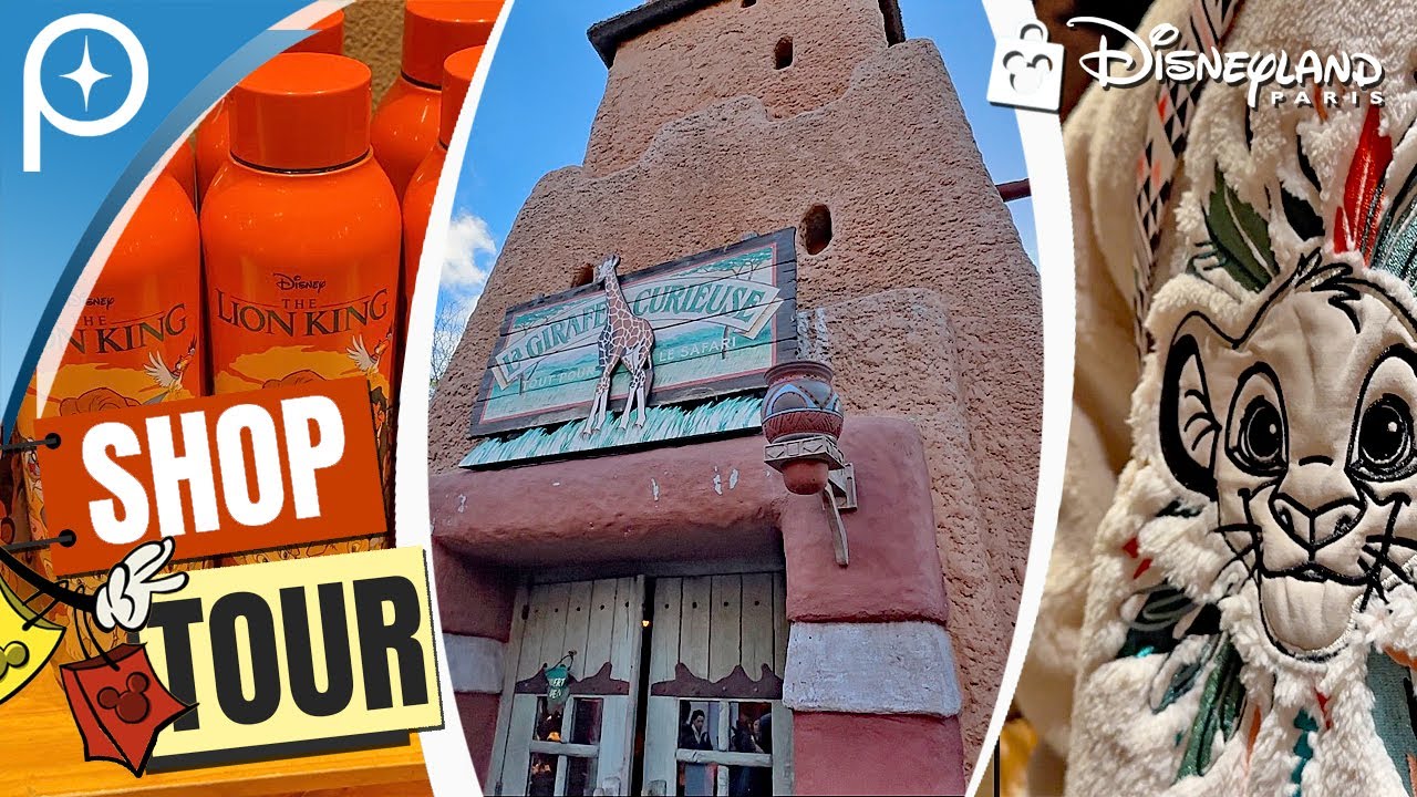 👜  La Girafe Curieuse Boutique ft. Lion King merch SHOP TOUR | Disneyland Paris 2025