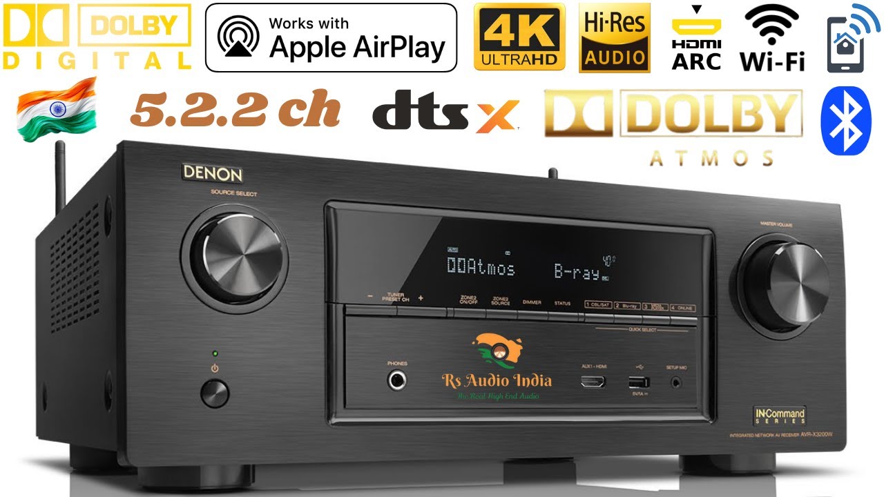 महा शक्तिशाली एम्पलीफायर || Unleashing Power! Denon AVR-X3200 5.2.2ch Atmos || #dolbyatmos