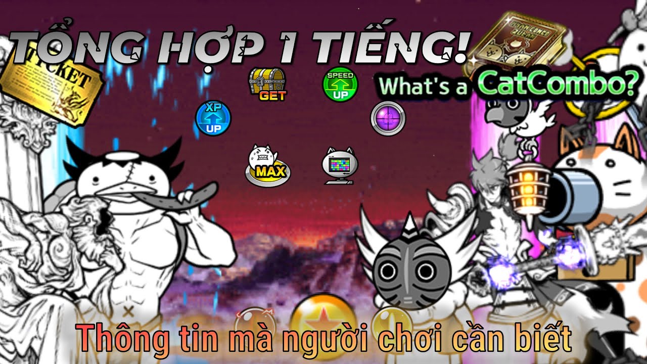 Tổng Hợp 1 Tiếng! Thông tin mà người chơi cần biết full 5 phần | The Battle Cats
