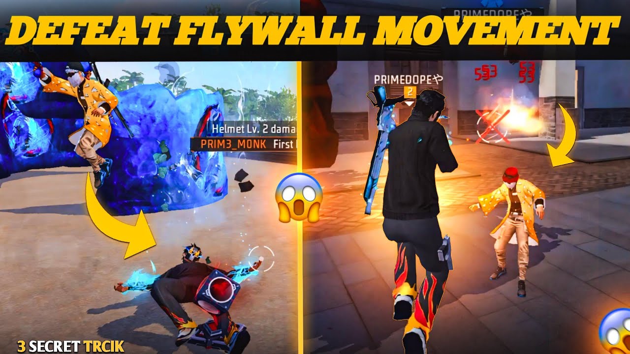 🤯Defeat Fly Gloowall Movement Player 💥With 3 Tricks🎯 | 🔥🤫MOVEMENT PLAYERS SECRET 🤫| invisiblegmr 🥷🏻