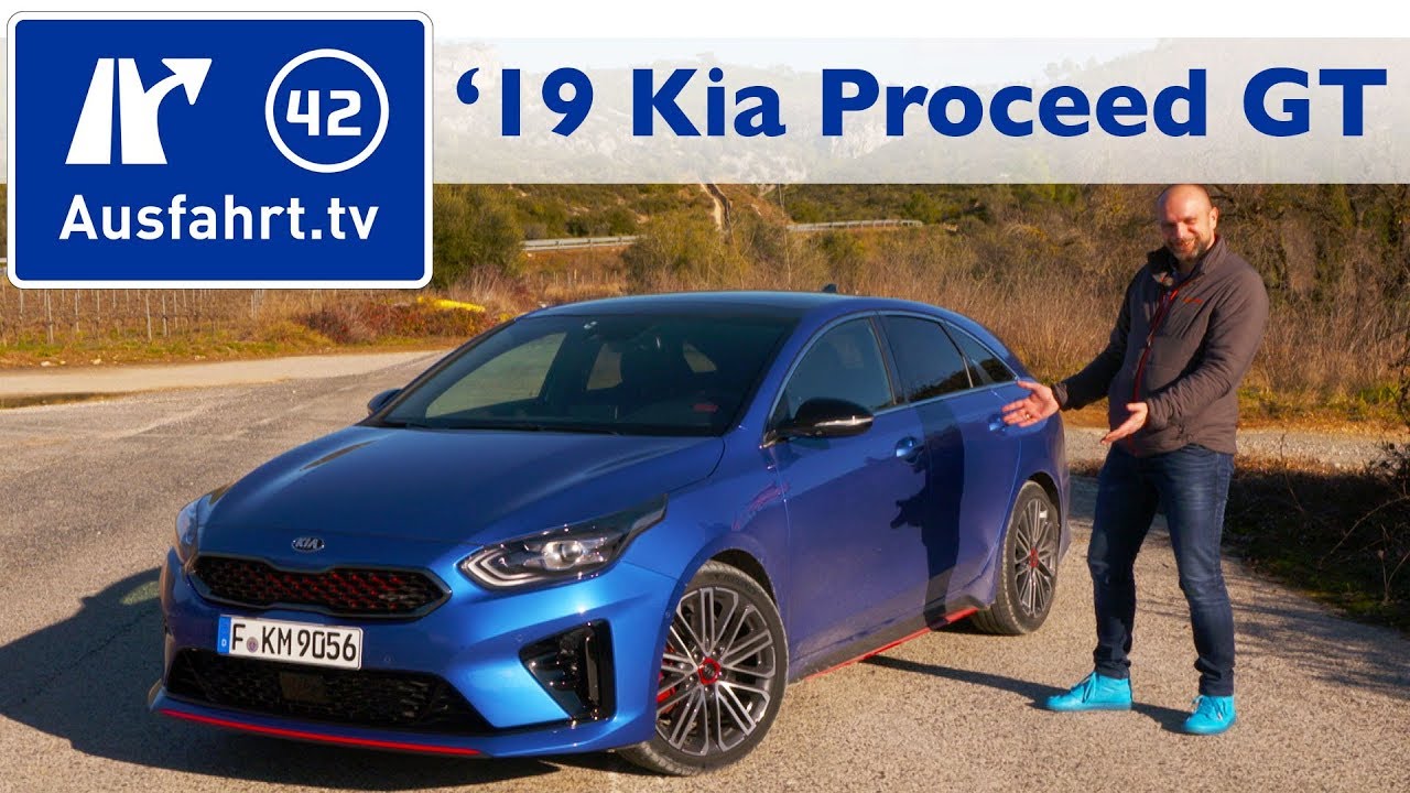 2019 KIA ProCeed 1.6T-GDI GT  - Kaufberatung, Test deutsch, Review, Fahrbericht - Ausfahrt.tv