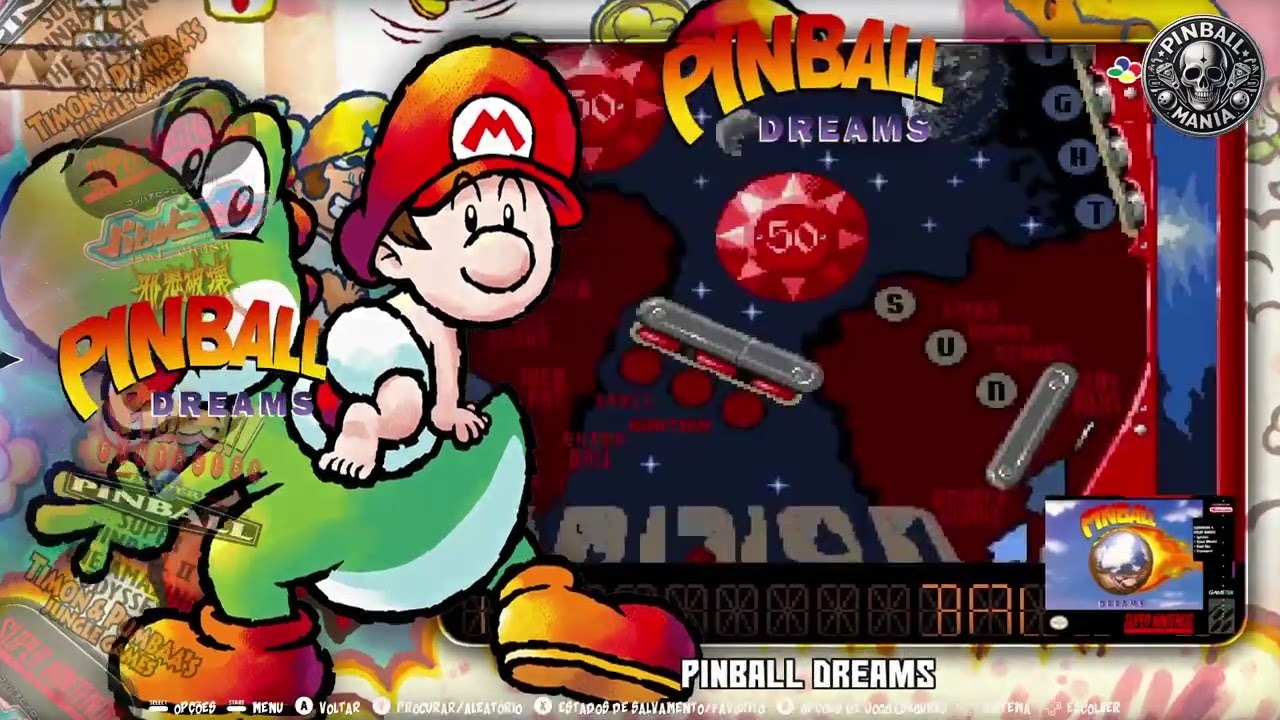 SUPER NINTENDO / FAMICOM PINBALL GAMES / RETROBAT / PARTE 1