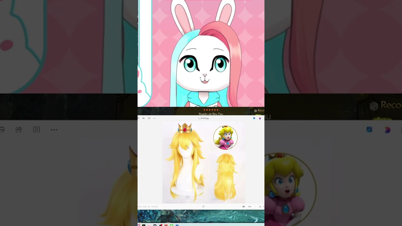 la peluca temu de nella | #nintenella en #Twitch