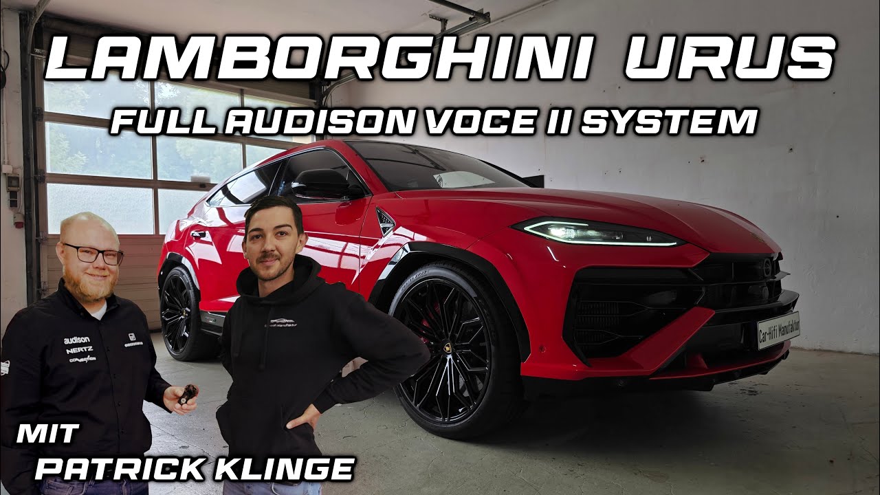 Lamborghini Urus | Audison Voce II Soundsystem mit Patrick Klinge von Elettromedia