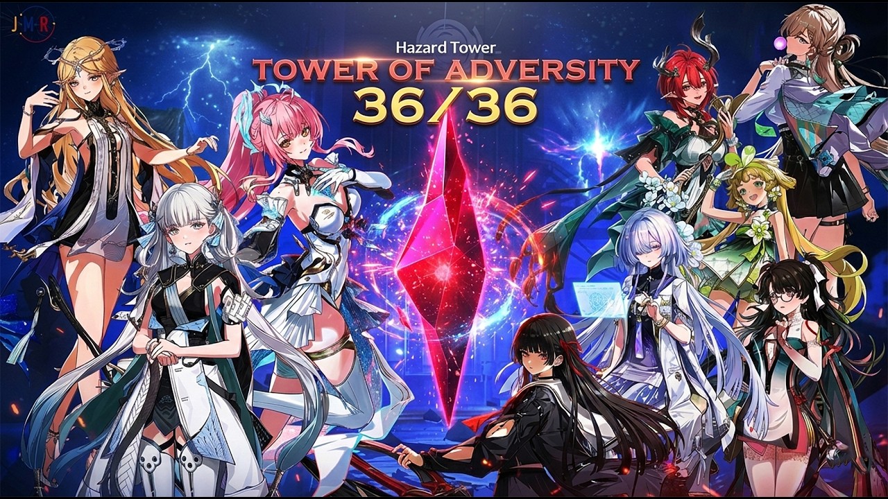 Wuthering Waves - TOA - Jinhsi - Cartethyia - Aemeath : Gameplay Showcase - Hazard Tower