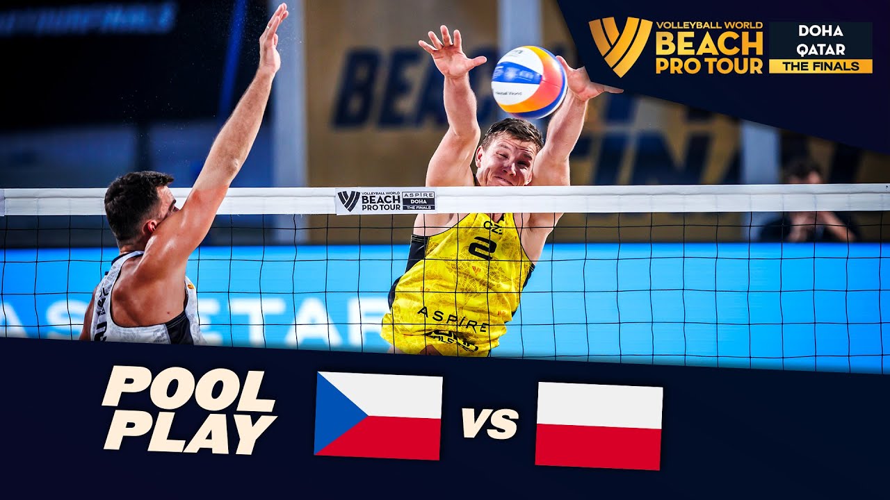 Perusic/Schweiner vs. Łosiak/Bryl - Day 3 Highlights | Doha Finals 2023 #BeachProTour
