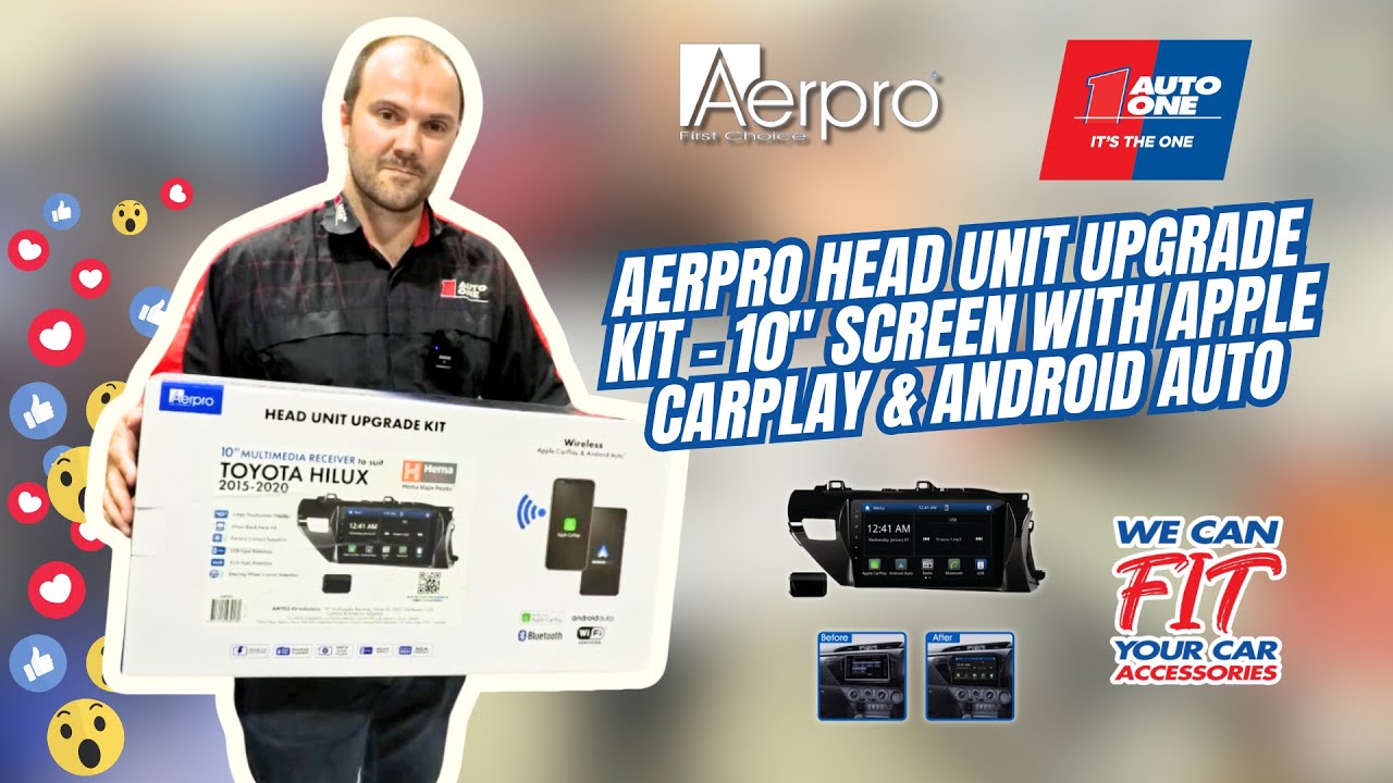 Aerpro Head Unit Upgrade Kit - 10