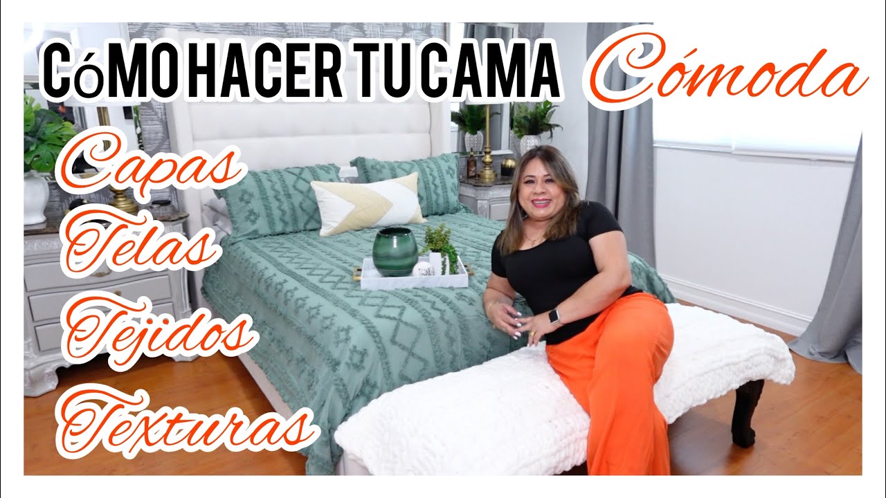 COMO TENDER TU CAMA ELEGANTE PERO QUE SE SIENTA CÓMODA - TEJIDOS - TEXTURAS #bedsure