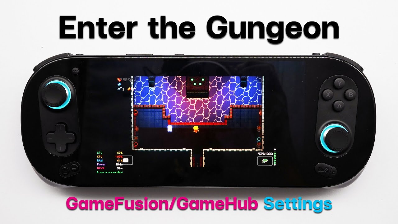 Winlator/GameFusion/GameHub : Enter the Gungeon | SnapDragon G3x Gen2 | Settings