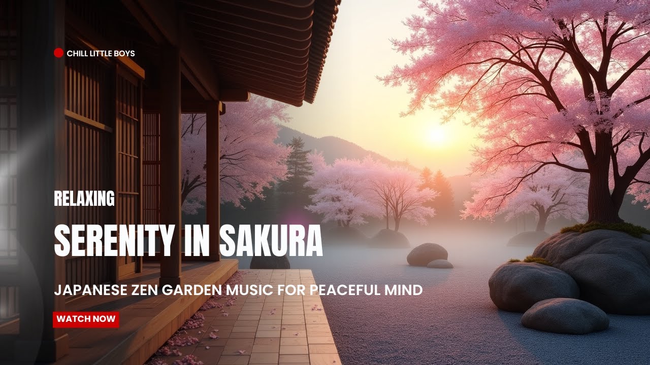 Serenity in Sakura | Relaxing Japanese Zen Garden Music for Peaceful Mind