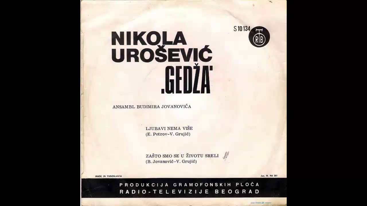 Nikola Urosevic - Ljubavi nema vise - (Audio 1972) HD