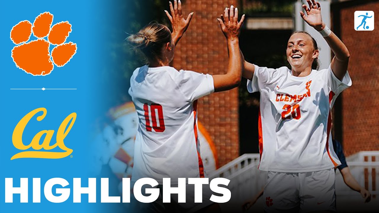 Clemson vs California | NCAA College Women's Soccer | Highlights - September 14, 2025