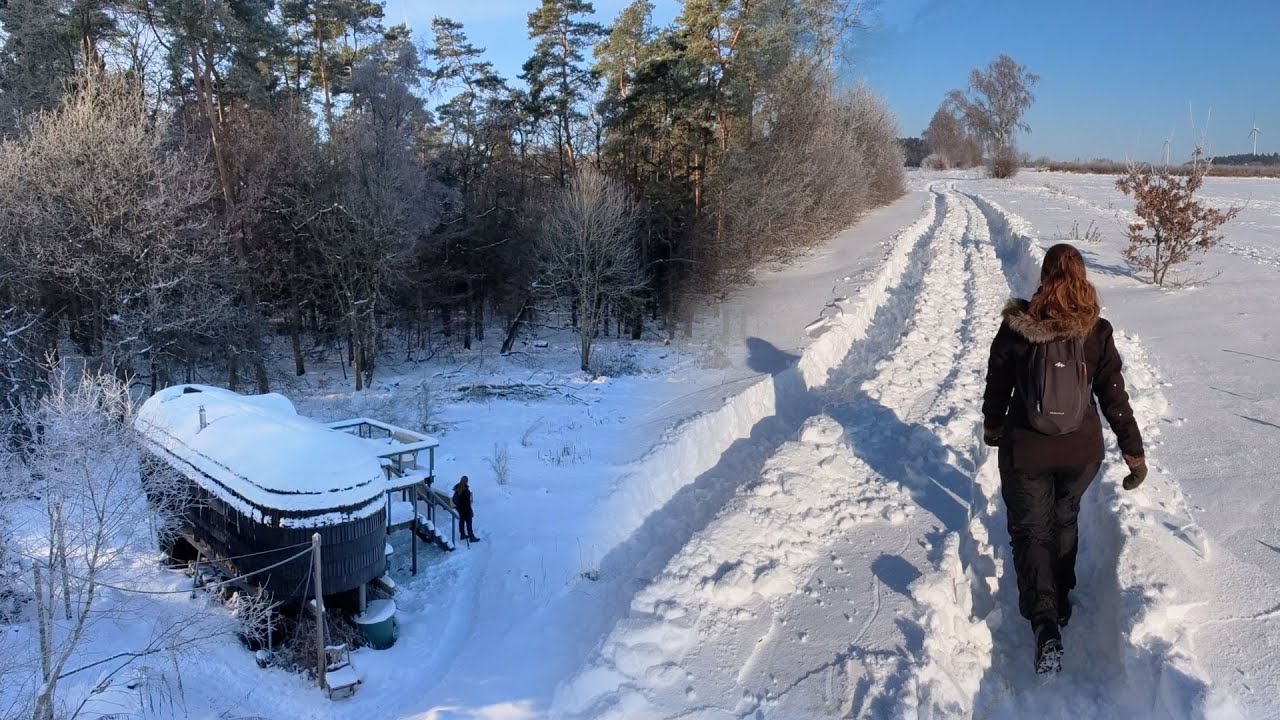 Cozy Winter-Abenteuer: Bauwagen, Schnee & Natur – Teil 1