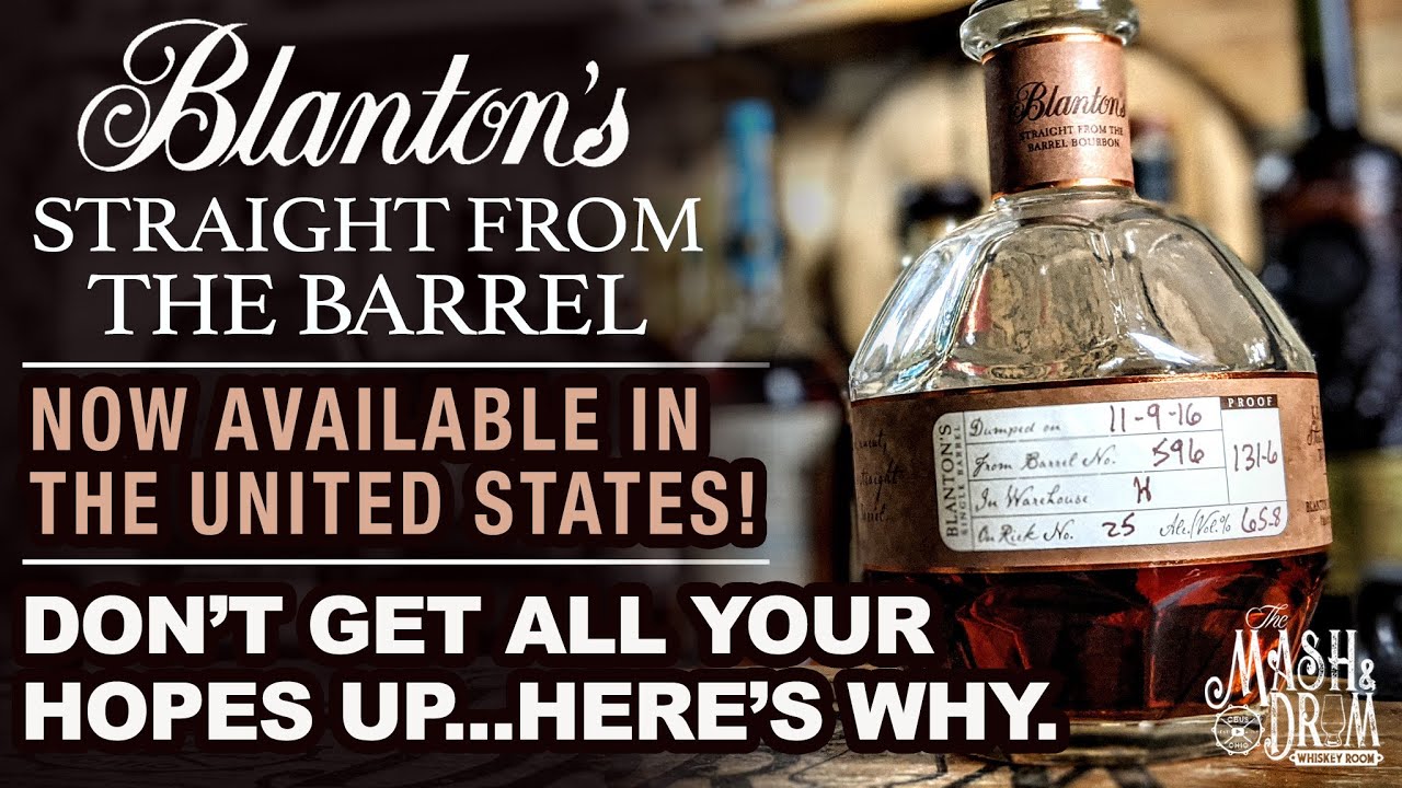 Blanton's Straight from the Barrel Now Available in the US + Blanton's Gold