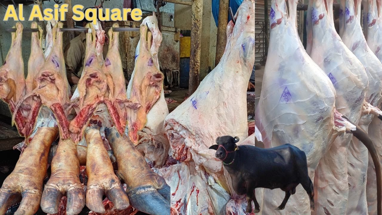 Wholesale Al Asif Squar Dumba ka Gosht  Meat Market | Mutton Market | Beef Market in Karachi